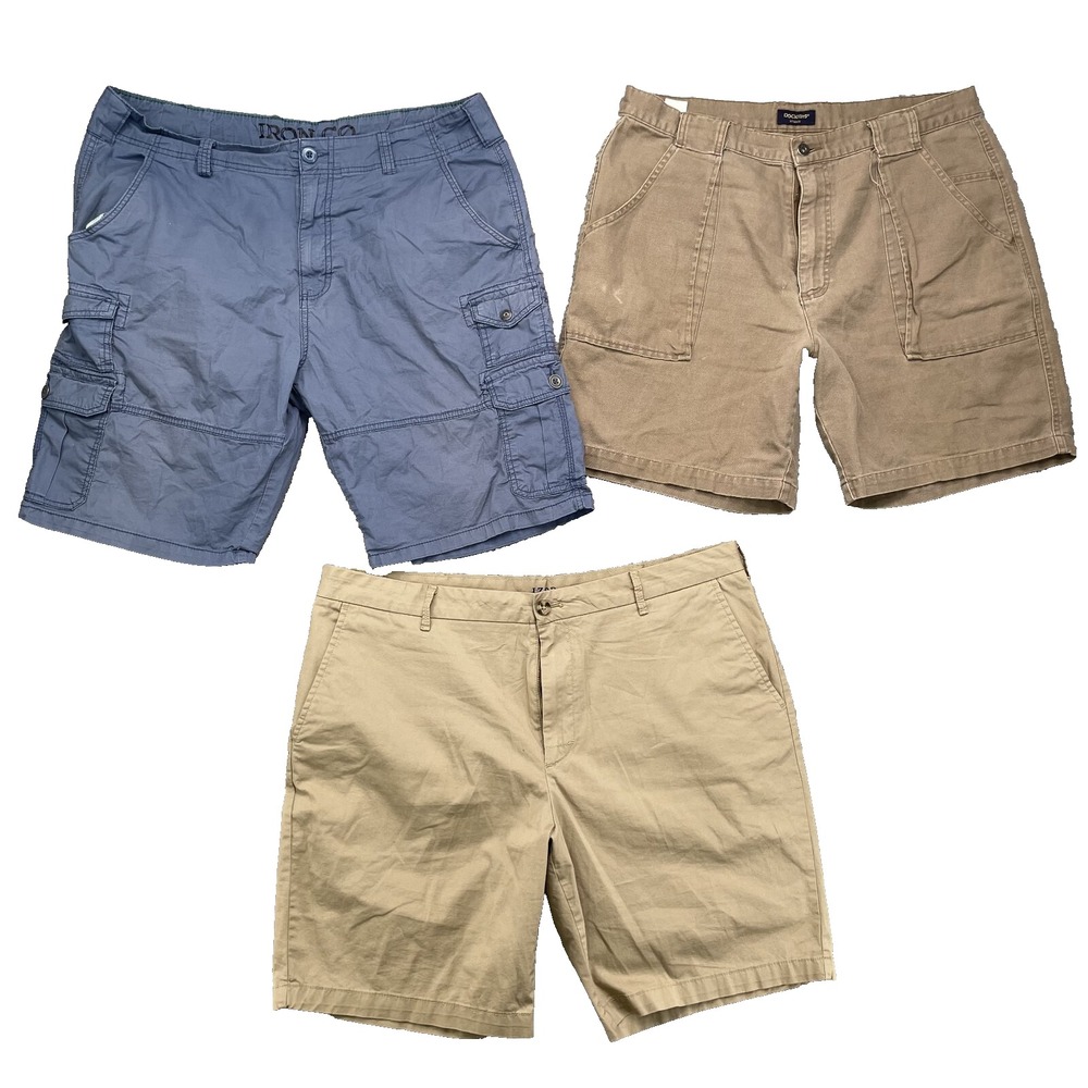 Cargo Utility Chino Shorts Lot (3) Mens 38 Mix Brand Outdoor Preppy Gorpcore Y2k